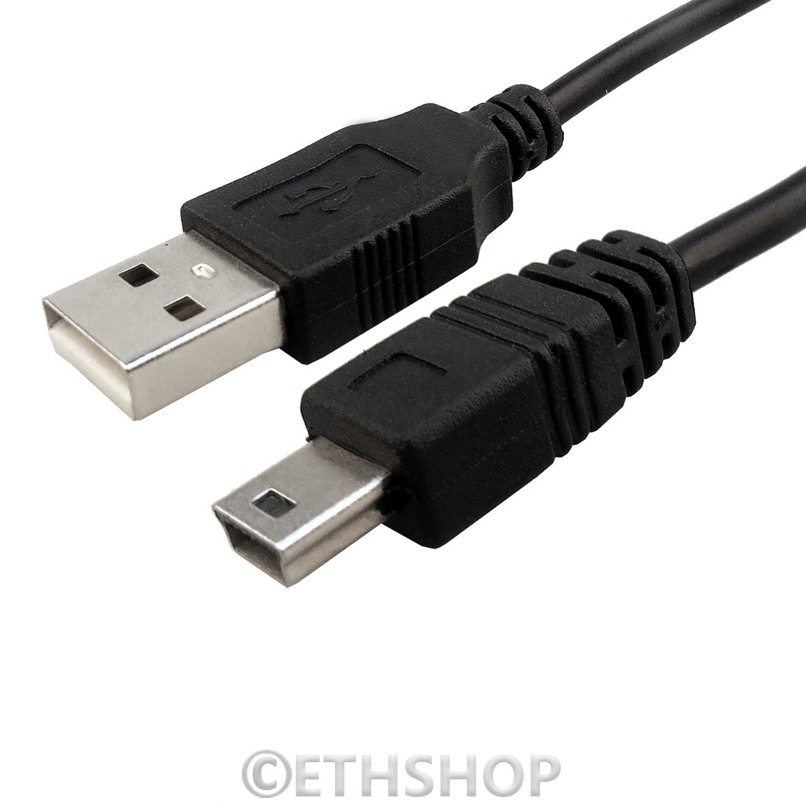 50CM USB 2.0 A Male To Mini 5 Pin B Data Charging Cable For Mobile ...